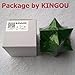 KINGOU Bamboo Green Octagon Lock Logic Puzzle Burr Puzzles Brain Teaser Intellectual Assembly Toy