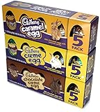 Cadbury Easter Creme Eggs, Chocolate Creme Eggs & Caramel Eggs, 5-Count Boxes (3 Pack Bundle)