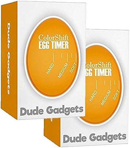 [2-Pack] ColorShift Egg Timer - Make PERFECT Hard Boil / Soft Boil Eggs EVERY Time Instantly