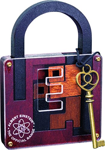 The Einstein Collection Lock Puzzle - Tricky padlock brain game - Professor Puzzle 3D Brain Teaser Puzzles. - Thumbnail 2