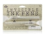 NPW-USA Invisible Ink Secret Message Pens Writing Set Novelty