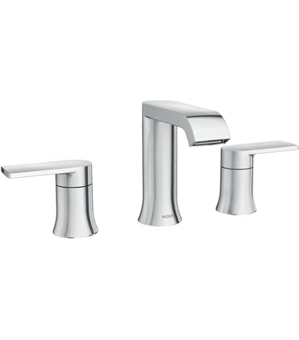Monna② Moen M84763SRN Genta 1.2 GPM Widespread Bathroom Faucet with