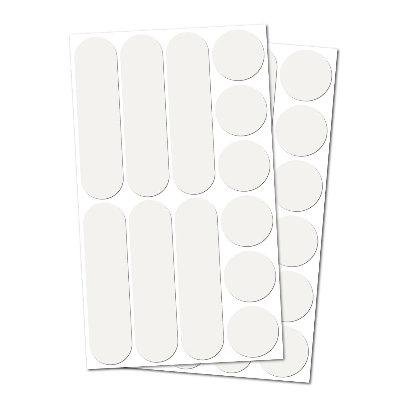 B REFLECTIVE Éco MULTI, (2 Pack) 12 retro reflective stickers kit, Night high visibility safety, Universal adhesive for Bike/Stroller/Buggy/Helmet/Motorbike/Scooter/Toys, White