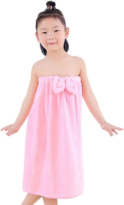 Amazon Bemin バスローブ女の子 女の子 バスローブ キッズバスローブ 子供用 バスタオル 子供 お風呂上がり ルームウェア キッズ 巻き タオル バスタオル スイミング プール用タオル ふわふわ ピンク ベビー用バスローブ ベビー マタニティ 通販