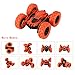 SZJJX Stunt RC Car, 2.4Ghz Double Sided Tumbling Remote Control Vehicle, 3D Deformation, Radio Controlled Off-Road Truck (Orange)