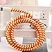 BUTEFO DIY Spiral Wire Cable Protectors/Cable Wrap/Wire Organizer/Cord Manager for most of Charging Data cable (Pink+Yellow+Red)