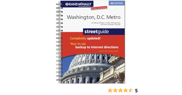 Rand Mcnally 9th Edition Washington D C Metro Street Guide Rand Mcnally 9780528874604 Amazon Com Books