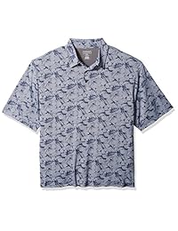 van heusen Hombres Big y de altura Air impresión cuello de la misma polo