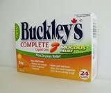 BUCKLEY'S COMPLETE 24 Liquid Gels PLUS MUCOUS RELIEF Day