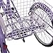 Barbella Adult Tricycle, 24-Inch Single and 7 Speed Three-Wheeled Cruise Bike with Large Size Basket for Recreation, Shopping, Exercise Men’s Women’s Bike (Purple(7 Speed))thumb 3