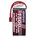 AWANFI 2S Lipo Battery 7.4V 1500mAh 45C RC LiPo Battery Pack with Deans T Plug for RC Cars RC Boats RC Truck Traxxas Helicopter Drone Hobby