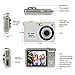 Suntak HD Mini Digital Camera for Kids, Teens & Beginners, Point and Shoot, 18MP & 720P Video, Silver