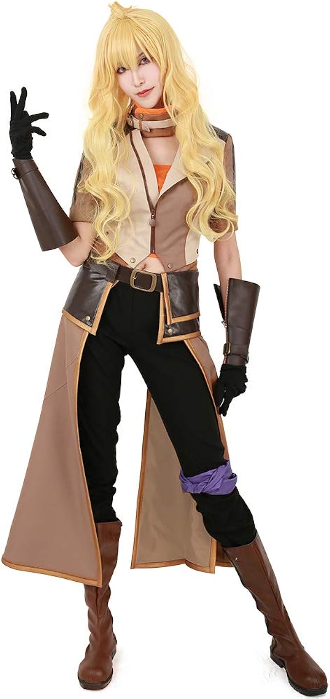 Amazon Com Coskidz Women S Volume 4 Yang Xiao Long Cosplay Costume Clothing