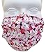 Pink Dogwood Flowers Dust & Allergy Mask - Comfortable, Washable Protection from Dust, Pollen, Asthma, Cold & Flu Germs with Antimicrobial; For Gardening, Landscaping, Woodworking, Dog Grooming