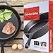 Utopia Kitchen Cast Iron Frying Pan 10.25 Inch, Cast Iron Chefs Pan, Pre Seasoned Skillet, Safe Grill Cookware for Indoor & Outdoor Use, Black