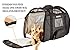 Pet Carrier Airline Approved Dog Carrier, Small Pet Carrier Perfect, Cat Carrier, Small Dog Carrier, Small Animal Carrier, Pet Travel Bag, Car Carrier, Cat Travel Carrier by Caldwell's (Black)