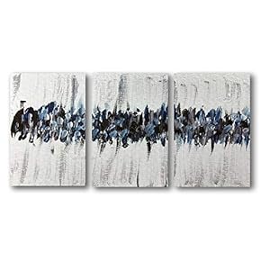 3 Panel Abstract Oil Painting Pictures Home Wall...