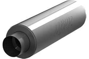 MBRP 5 Inch Aluminized Steel Muffler Bypass, 31 Inch Overall Length, Universal Exhaust Muffler | GP220022