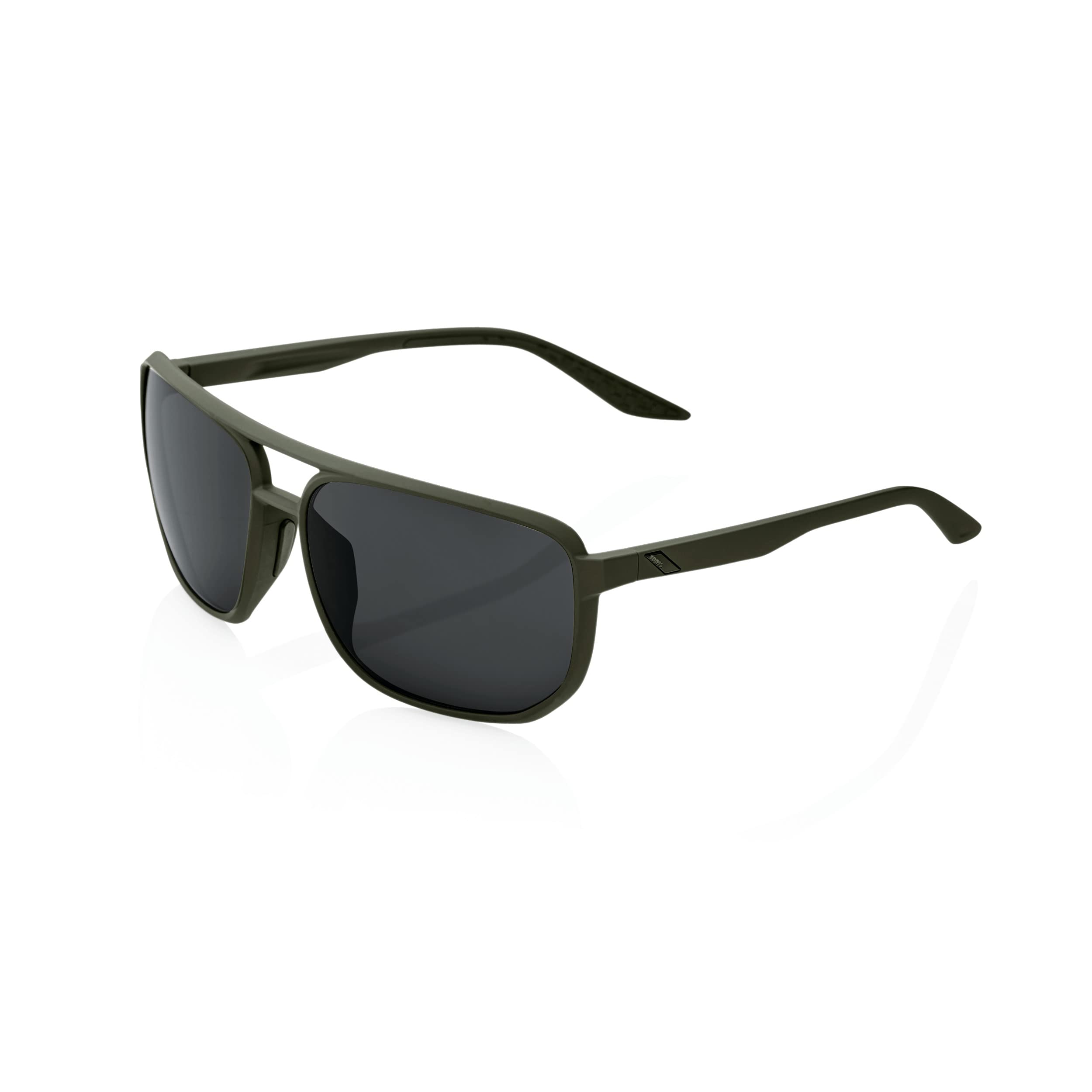 100% GAFAS KONNOR - Soft Tact Army Green - Smoke Lens