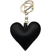 NICIFOAM Leather Key Chain Pendant Womens Handbag Heart Cute Key Chain Accessory