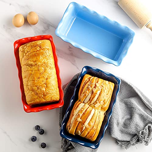 DUS Ceramic Bread Pan Loaf Pan 9×5 inch Bread Baking Dishes Toast