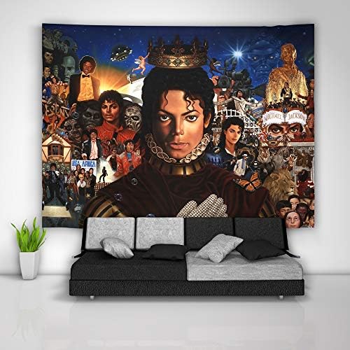 Michael Jackson Tapestry Art Wall Hanging Sofa Table Bed Cover Mural Beach Blanket Home Dorm Room Decor Gift