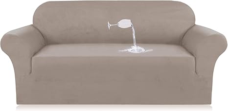 high stretch rich plush sofa cover velvet suede covers for living room fabric super soft furniture cover protector machine washable sofa