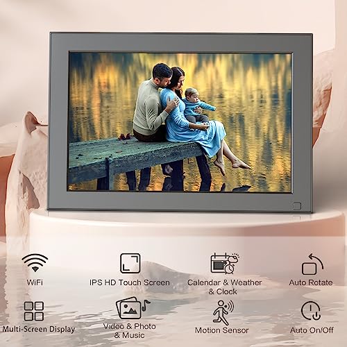 10.1Inch Digital Photo Frame WiFi Digital Picture Frame Fullja Photo