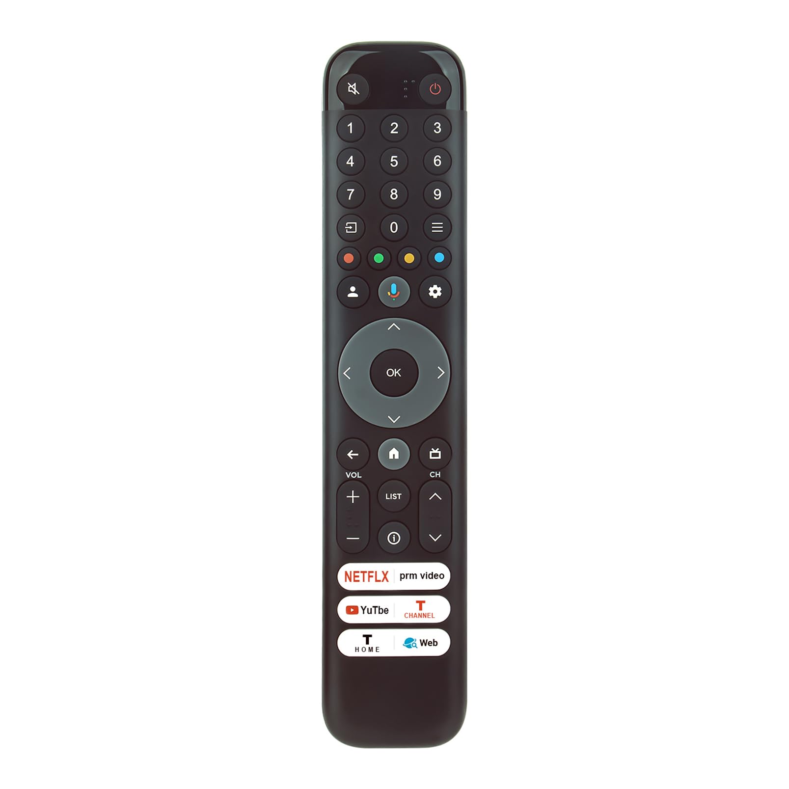 ALLIMITY Remote Control Replacement fit for TCL LED LCD TV 55C743 55C805 55QM8B 55T8A 65QM8B 65T8A 75C643 75C645 75C805 75T8A 98C805 55C649 75QM8B 85C645 85C649 85C805 RC833-GUB1