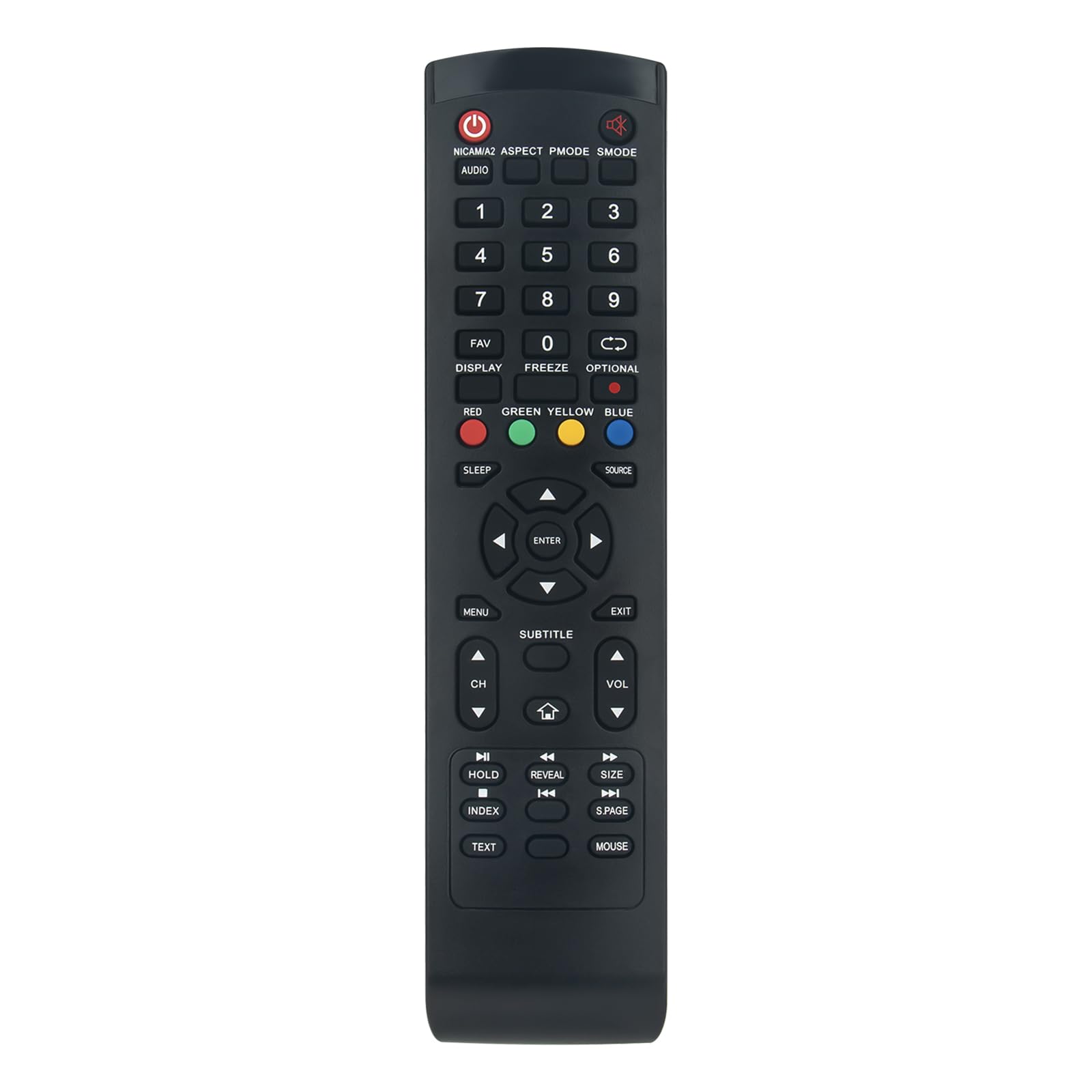 VINABTY ND40S3000 Replaced Remote Control Suitable for NORDMENDE TV AKTV4029 AKTV433 AKTV3223 AKTV3227H