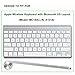 ProElife Ultra Thin Keyboard Cover Skin for Apple Wireless Keyboard with Bluetooth U.S Layout (Model: A1314, MC184LL/B) (Not Fit iMac Magic Keyboard), Soft-touch Silicone Keyboard Protector Rainbow