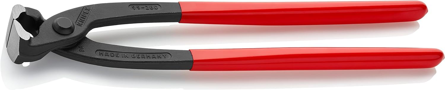 KNIPEX Concreters' Nipper (Concreter's Nippers or Fixer's Nippers) with Plastic Coating 280 mm, 99 01 280