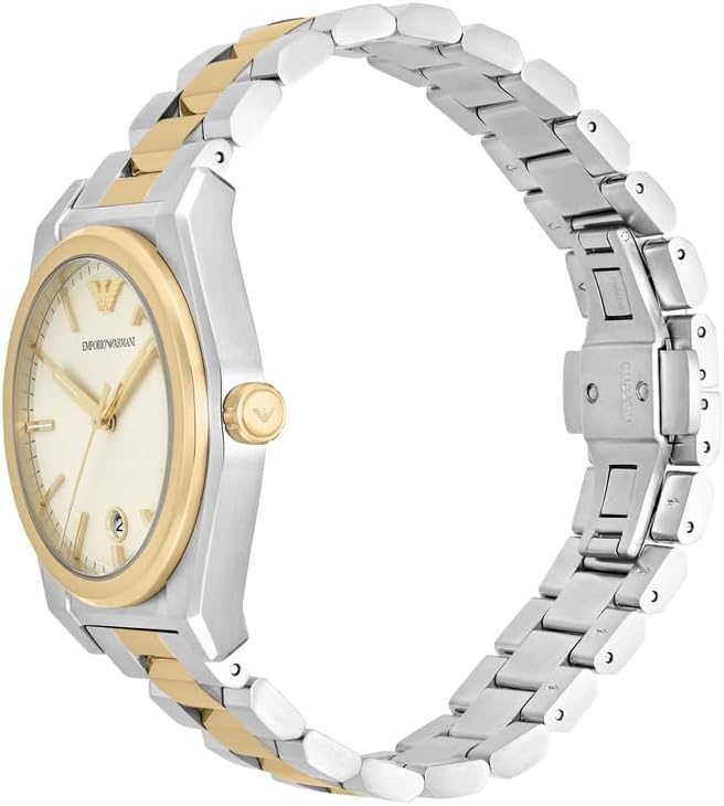 Relógios Masculinos, Movimento Cronógrafo de Quartzo com Três Ponteiros e Caixa de 41mm com Correia em Couro ou Aço Inoxidável