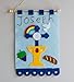 First Communion Banner Kit - Holy Communion Decoration Favors, Arts and Craft DIY Kit Party Supplies for Boys, Blue - 12.4 x 9.4 Inches