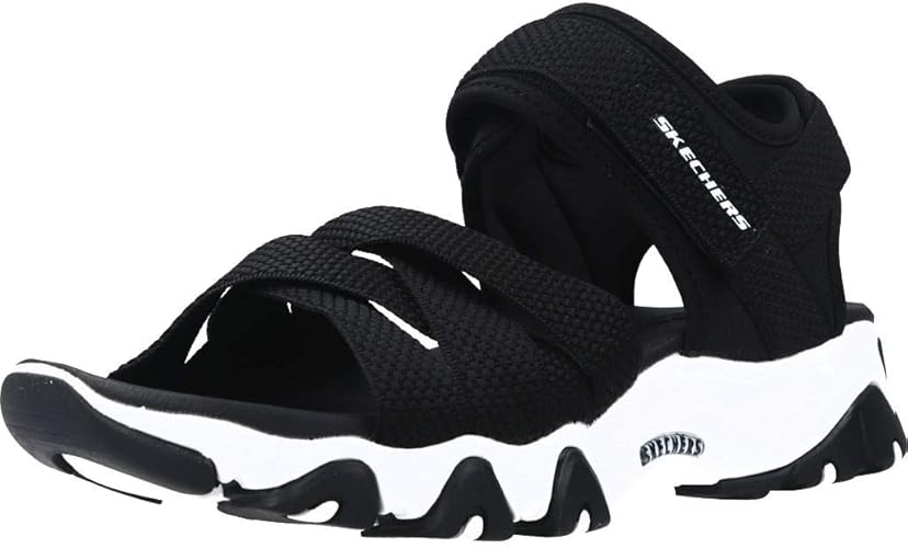 skechers espadrilles mujer negro