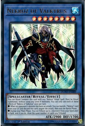 DUPO-EN089 1st Ed Nekroz of Valkyrus Ultra Rare Card Duel Power Yu-Gi-Oh Single Card