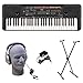 Yamaha PSR-E263 PKS 61-Key Premium Keyboard Pack with Stand, Headphones & Power Supply