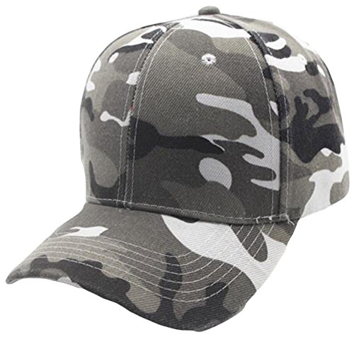 Nadition Baseball Cap Clearance ♥ Camo Cap Baseball Casquette Camouflage Hats for Hunting Fishing Outdoor Activities (Gray)