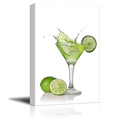 Amazon Com Wall26 Canvas Prints Wall Art Martini With Lime