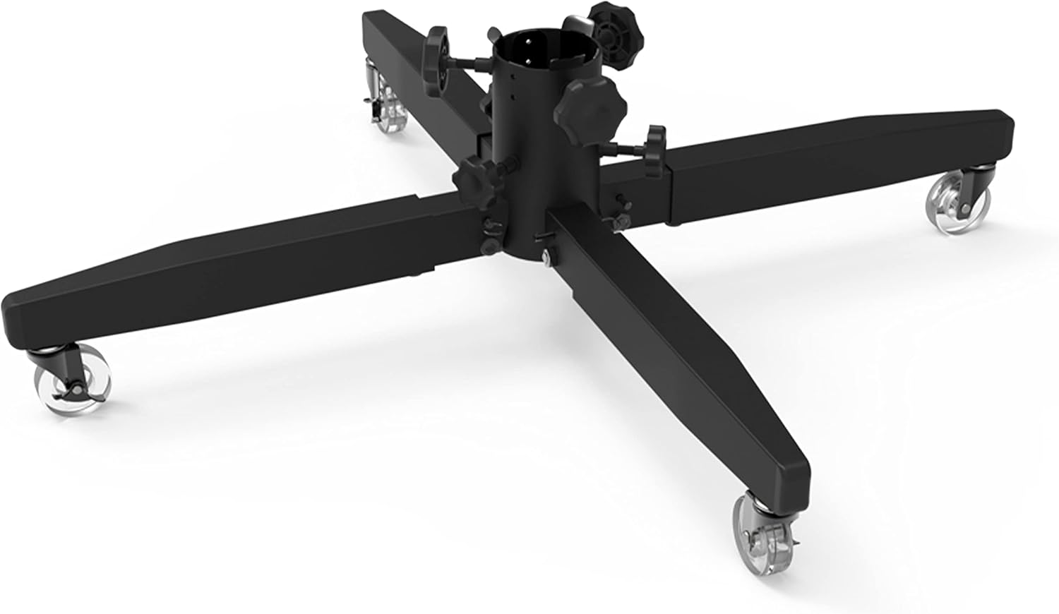 Tree Stands - 612 Vermont Universal Metal Rolling Artificial Christmas Tree Stand for Trees up to 12 Foot Tall, Adjustable Legs, Locking Caster Wheels