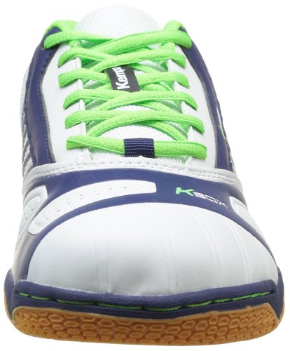 Kempa Men's Tornado Xl Handball Shoes 37-39 Eu (3.5 Herren Uk) White White (White/Marine/Fluo Green 02) - Thumbnail 4