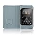Sony Walkman NW-A45 Case, ACcolor Folio Leather Cover Cas for Sony Walkman NW-A30 NW-A40 NW-A50 NW-A57 NW-A56HN NW-A55WI NW-A55HN NW-A (Blue)
