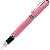 Gullor Jinhao X750 Rollerball Pen, Silver Trim, Black Ink(0.7mm), Pink