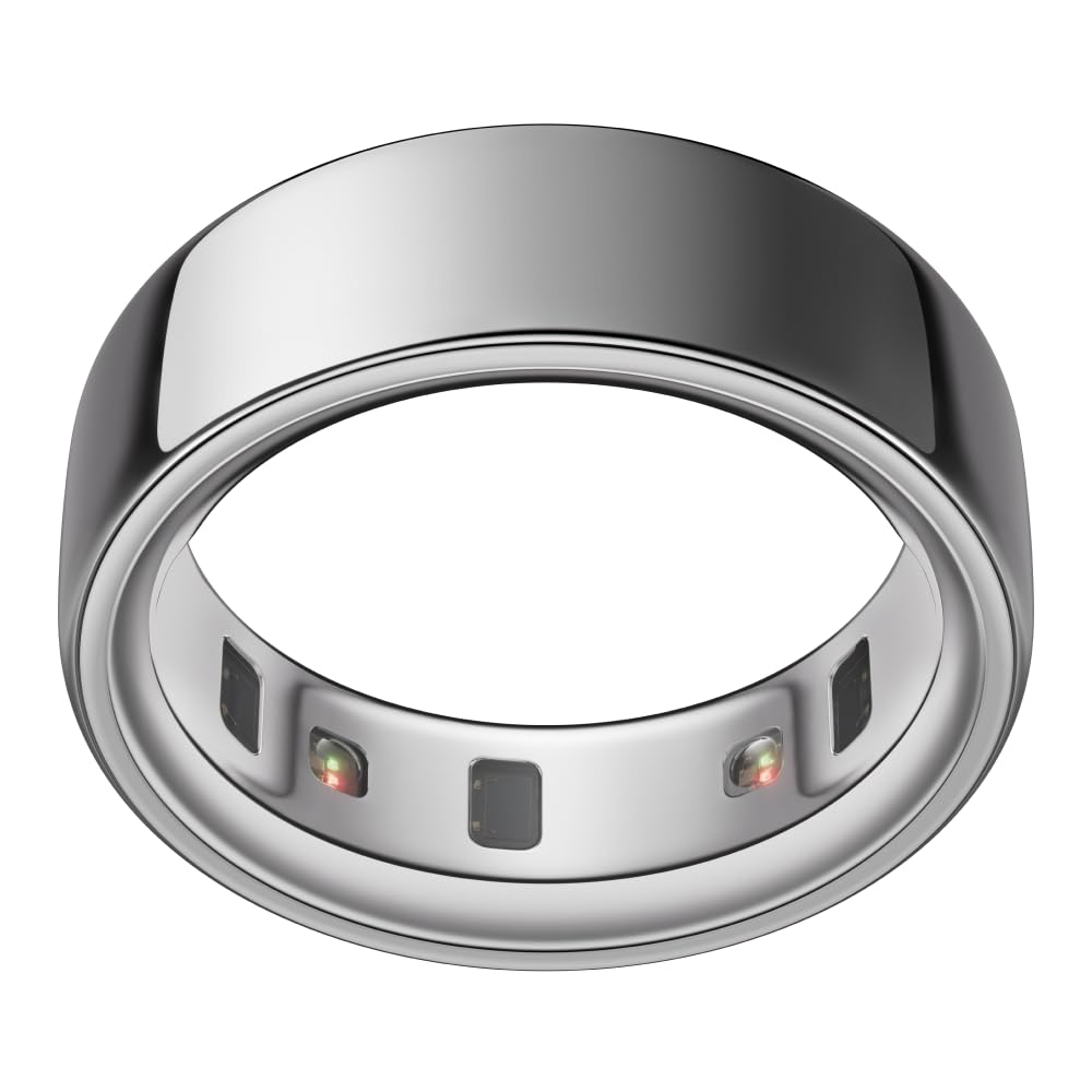 Oura Ring Gen 4 Smart Ring – Size 8 – Black – Activity Tracker With Heart Rate & Sleep Monitoring – New/Sealed