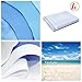 LB 5x7ft Tropical Beach Backdrop Vinyl Blue Sea Sky Backdrops for Photography Hawaiian Luau Party Decoration Portraits Photo Booth Studio Props