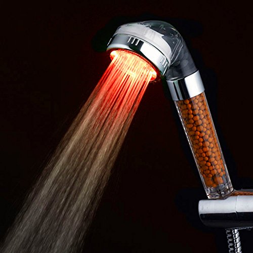 Connia RGB 7 Colorful LED Light Water Bath Bathroom Filtration Shower for Bathroom