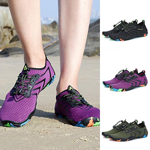 image for sweetnice Women Shoes Mens Womens Water Shoes Beach Quick Dry Barefoot