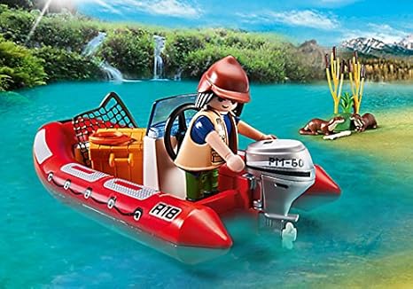 playmobil explorer boat