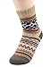 American Trends Womens Vintage Style Thick Knitted Wool Soft Warm Winter Comfortable Casual Cozy Crew Socks 5 Pack Diamond2