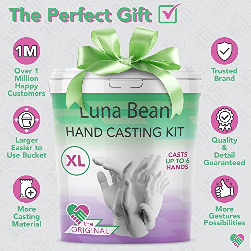 Luna Bean Keepsake Hands Casting KIT Family Hand Molding Clasped